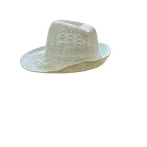 Light Green Womens Straw Hat For Summer Beach Casual Wear Breathable Chic NWOT